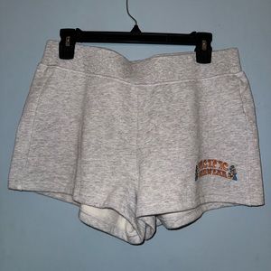 Pacsun Sweat shorts Grey High Rise Hibiscus Pacific Sunwear Size Medium